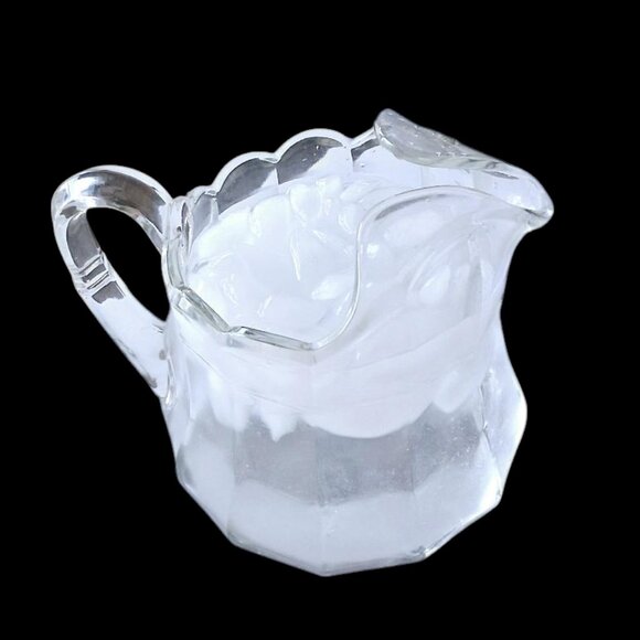 Antique EAPG US Glass Colonis #15145 Panel & Band Pitcher w/Ice Lip - Picture 6 of 9